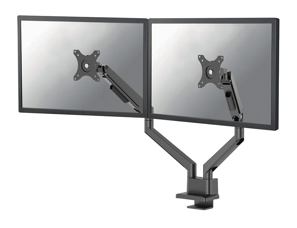 Neomounts Ds70-250Bl2 – Monitorarm, Dual, bis 32", VESA 75 × 75/100 × 100 mm, 9 kg, schwarz