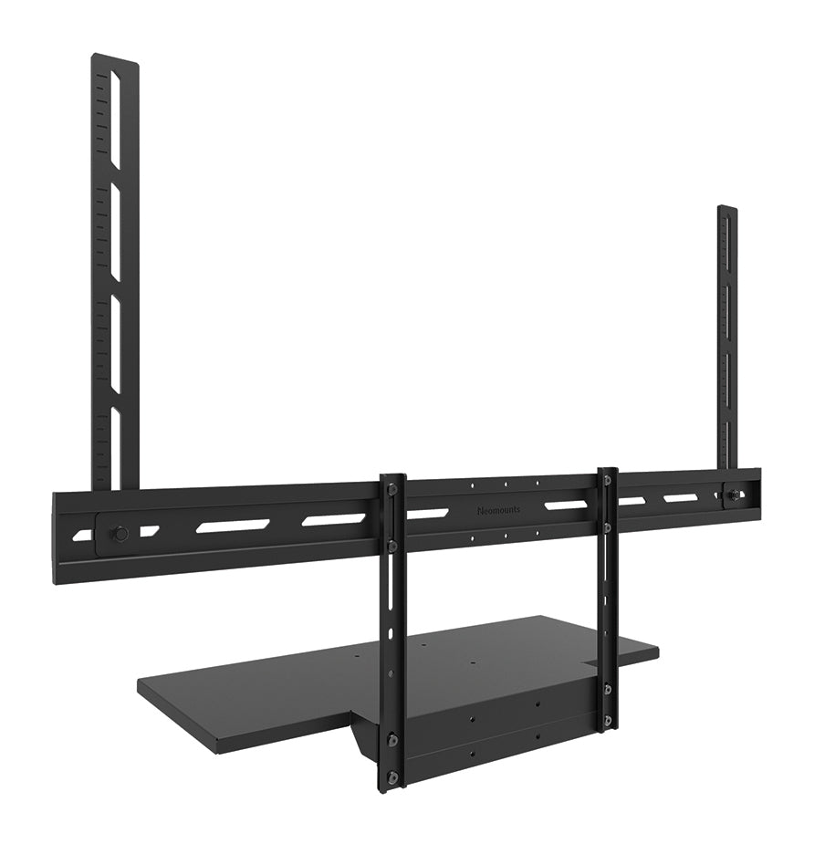 Neomounts AV40-500BL – Medienbox für Displays 43,0–109,8", VESA 200×200–800×600 mm, Traglast 5,5 kg, Schwarz