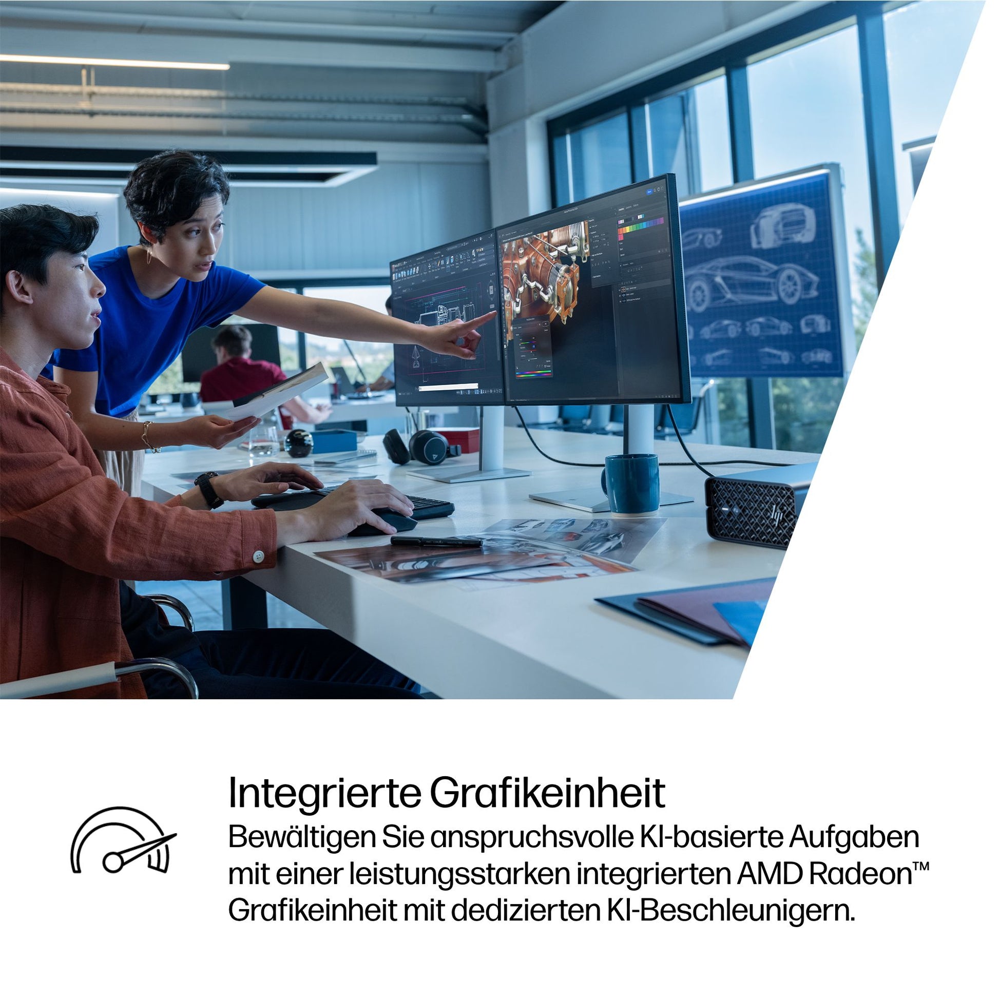 HP Z2 G1A Micro – AMD Ryzen AI Max+ PRO 395, 64 GB RAM, 2 TB SSD, Windows 11 Pro