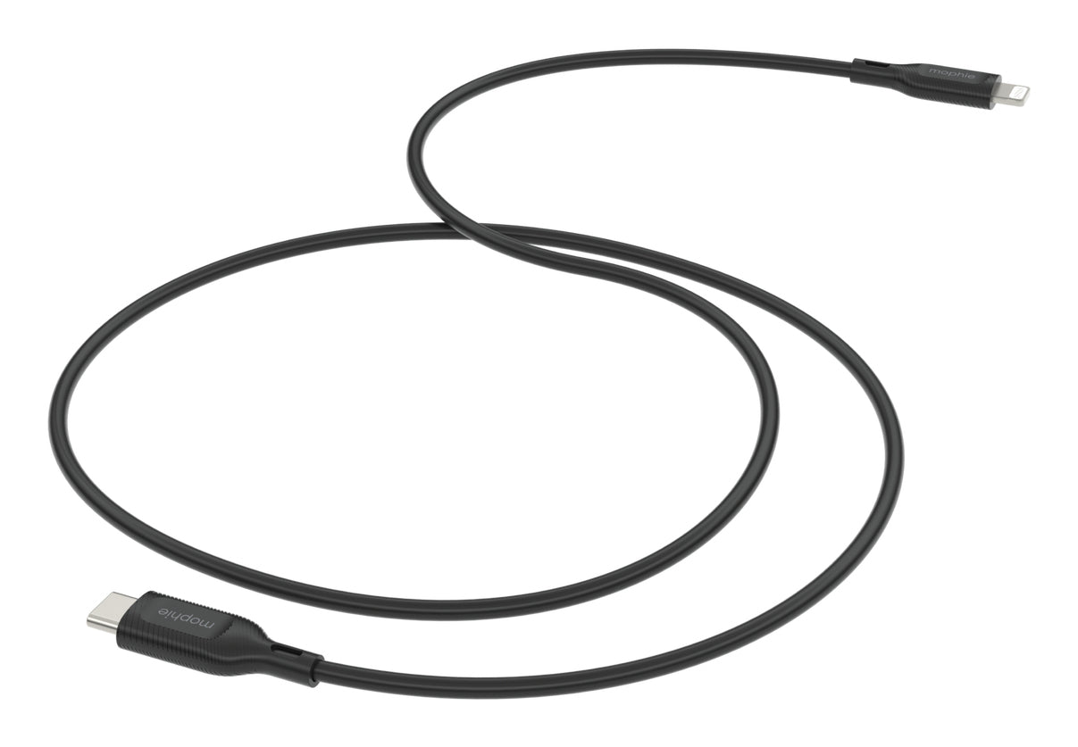 Mophie Kabel – Lightning auf USB‑A 2 m, 12 W, Schwarz – für iPhone/iPad