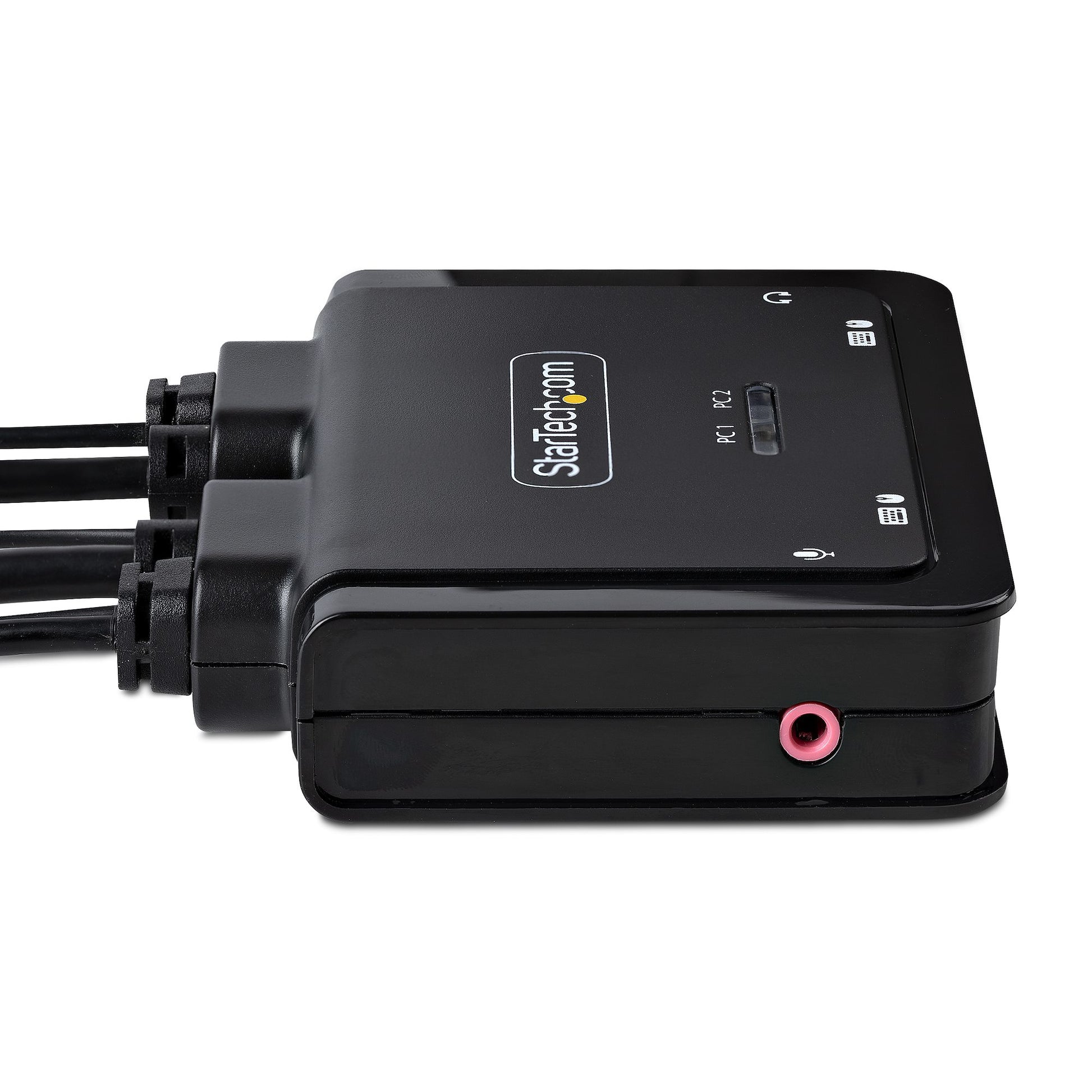 StarTech.com C2-D46-UC2-CBL-KVM – 2-Port DP KVM-Switch – 5120 × 1440, USB-C, Audio, Mikrofon