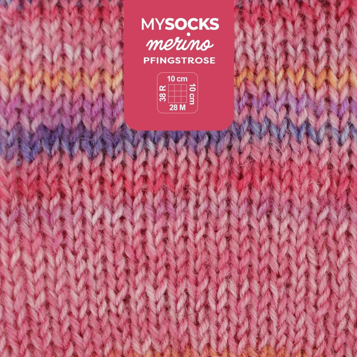 myBoshi mysocks Merino Garn Violett – 100 g, 420 m, Nadel 3 mm, 75% Wolle/25% Polyamid, 1 Stk.