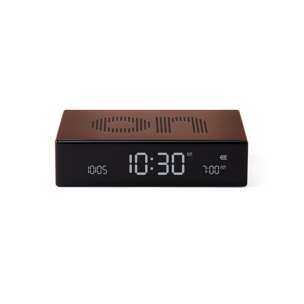 LEXON Digitalwecker Flip Premium – LCD, Bronze