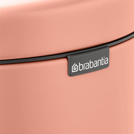 Brabantia NewIcon Treteimer – 30 l – Edelstahl, rund – Kupfer – Soft-Close, Anti-Rutsch-Basis