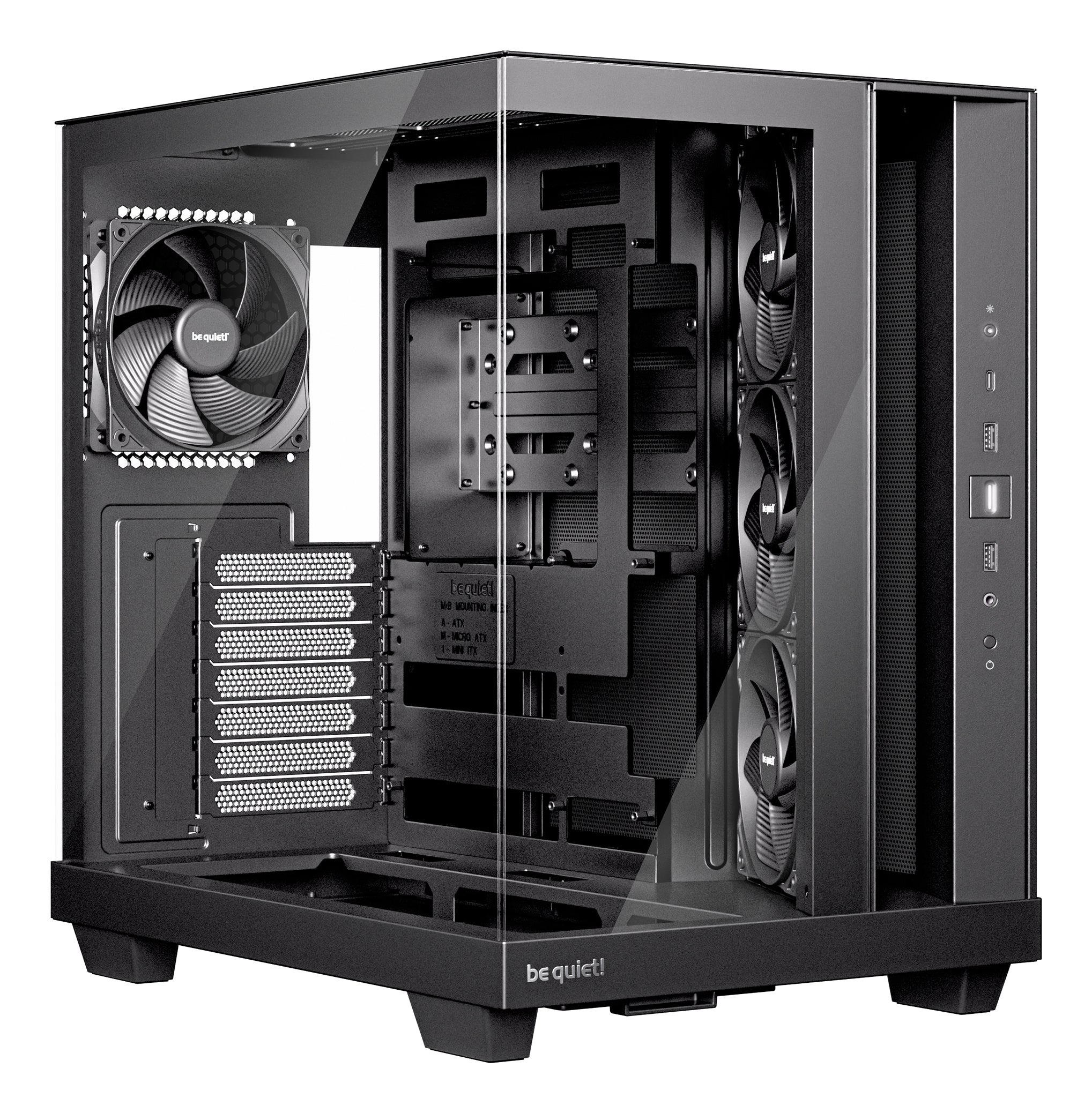 be quiet! be quiet Light Base 500 – Midi-Tower – ATX, micro-ATX, Mini-ITX, Schwarz