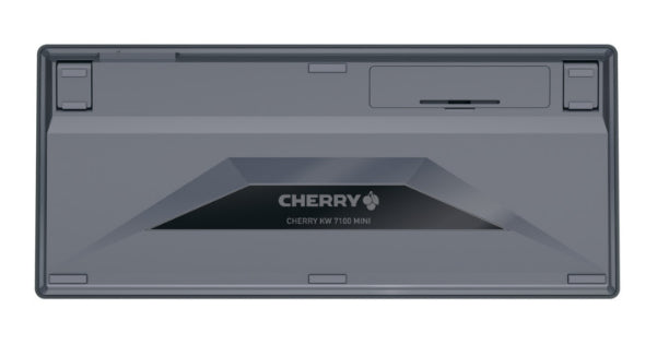 CHERRY KW 7100 MINI – Mini Tastatur – Schere – Bluetooth 5.1 – QWERTZ (CH) – Ohne Ziffernblock – Blau