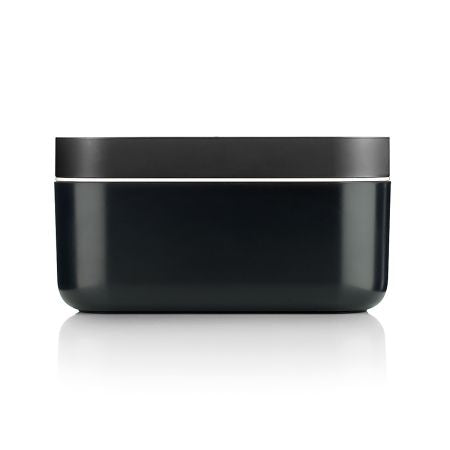 Lékué Eiswürfelbox – 22,5 × 12,5 × 12 cm, Silikon, Schwarz, 132 Stk., mit Deckel, spülmaschinenbeständig