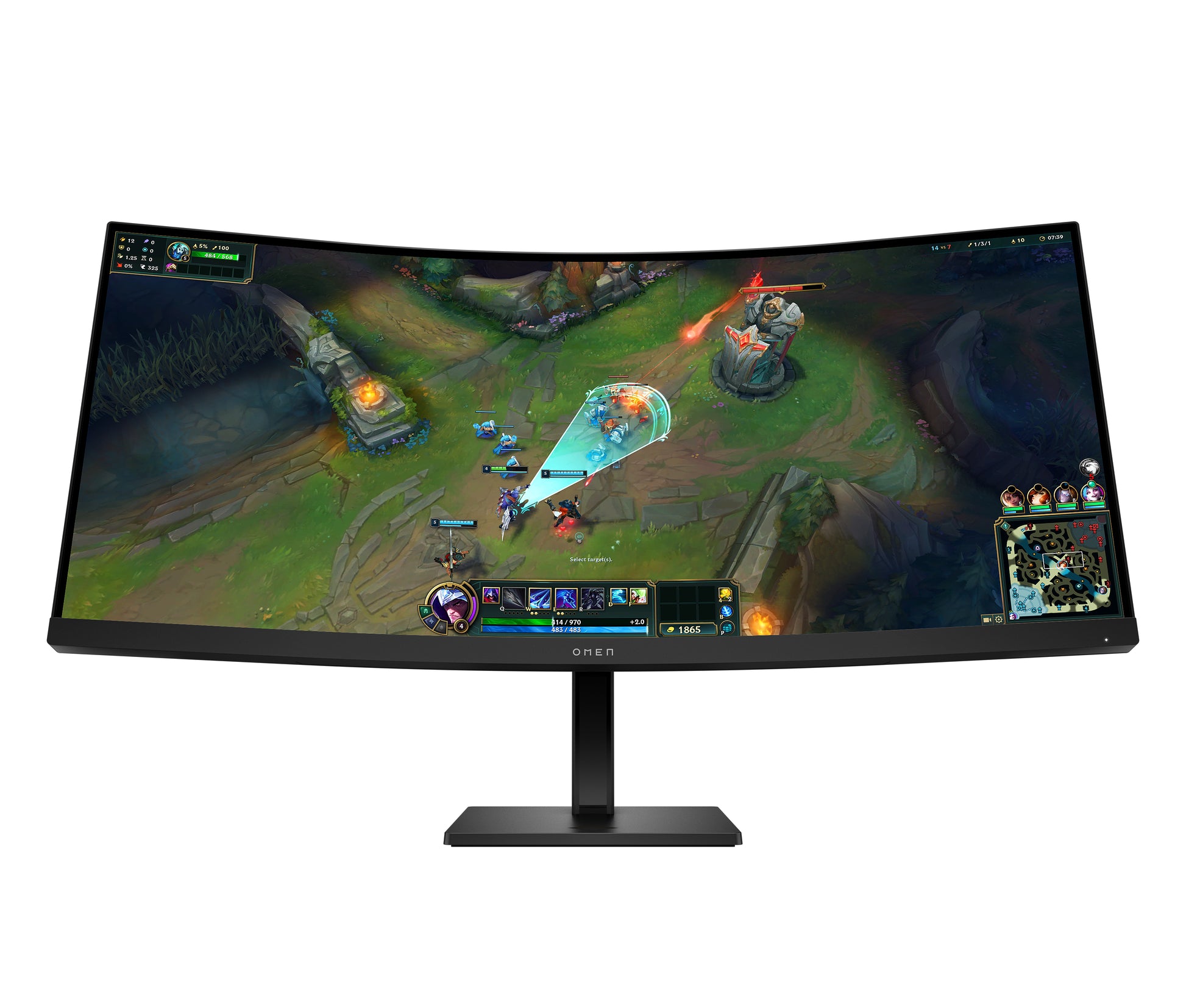 HP OMEN 34C G2 – 34" Curved, 3440 × 1440 (UWQHD), VA, 180 Hz, DisplayHDR 400