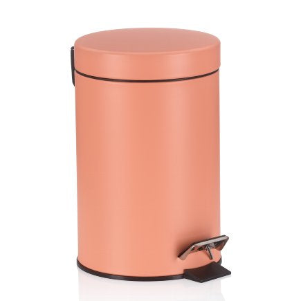 Kela Kosmetikeimer Monaco – 3 l – Metall, rund – Pfirsich