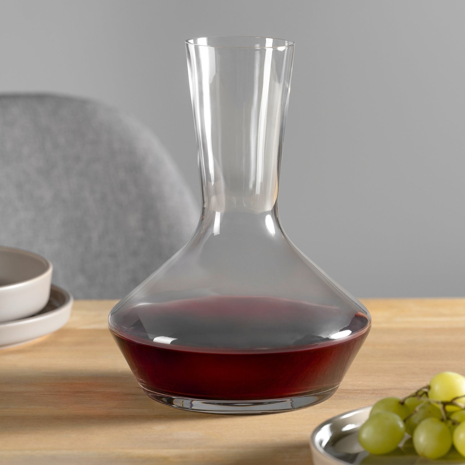 LEONARDO Dekanter Puccini – 750 ml, 18,0 × 19,6 × 25,6 cm, Kristallglas, Transparent, spülmaschinenfest
