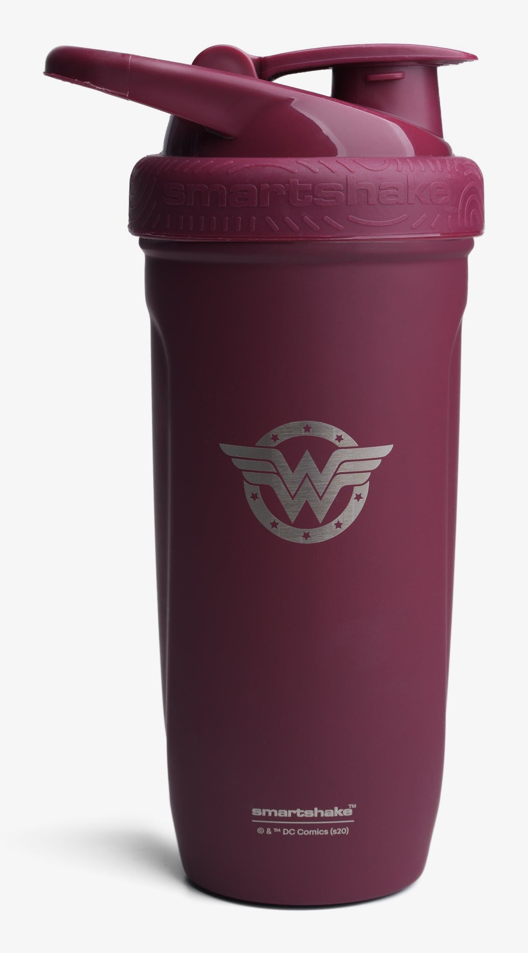Smartshake Reforce Wonder Women Trinkflasche 900 ml – Edelstahl, Sportdeckel, Rot