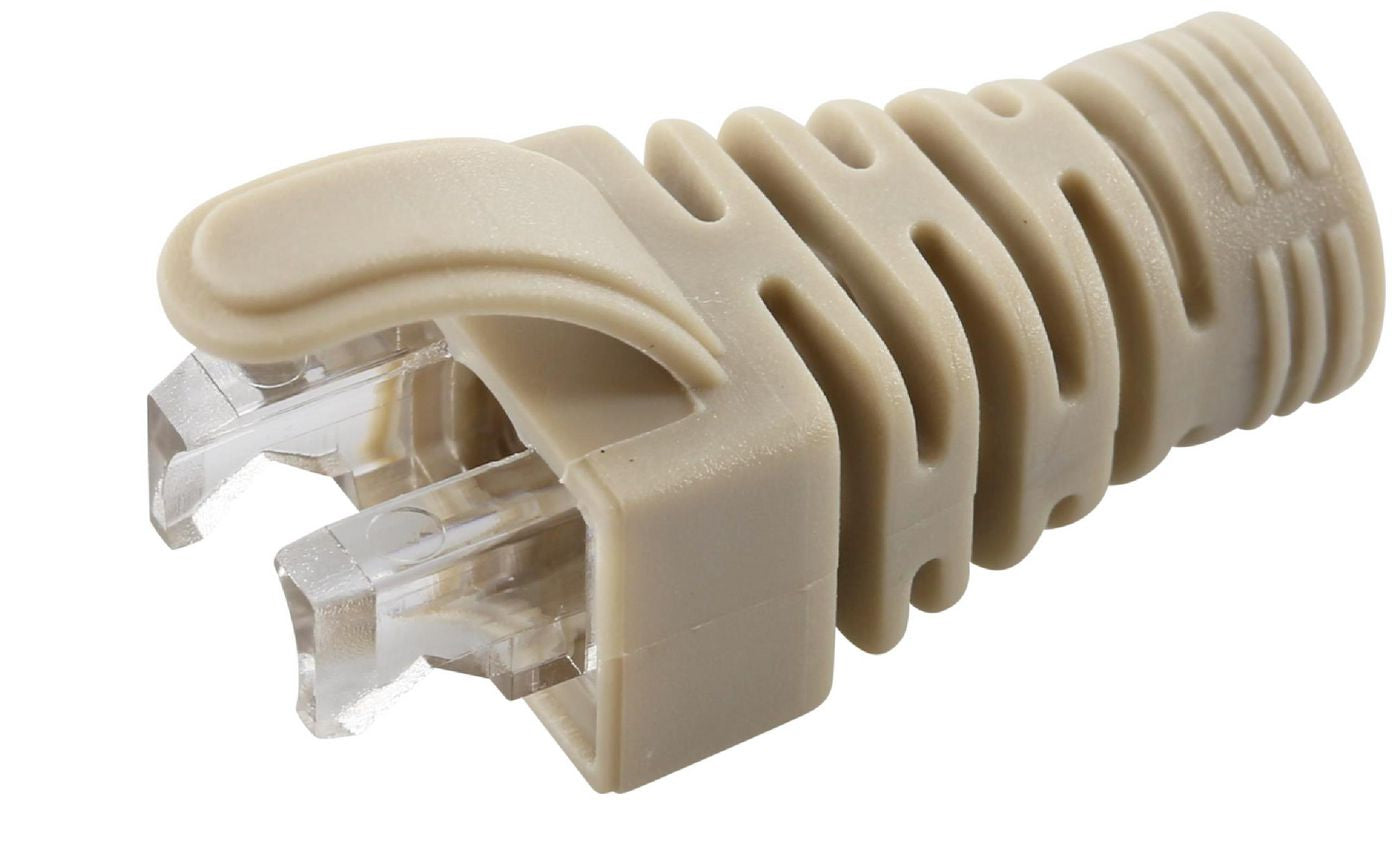 Microconnect Kabelbinder, 100er-Pack, für Cat5e/Cat6/Cat6A, Kabeldurchmesser bis 6,5 mm – grau