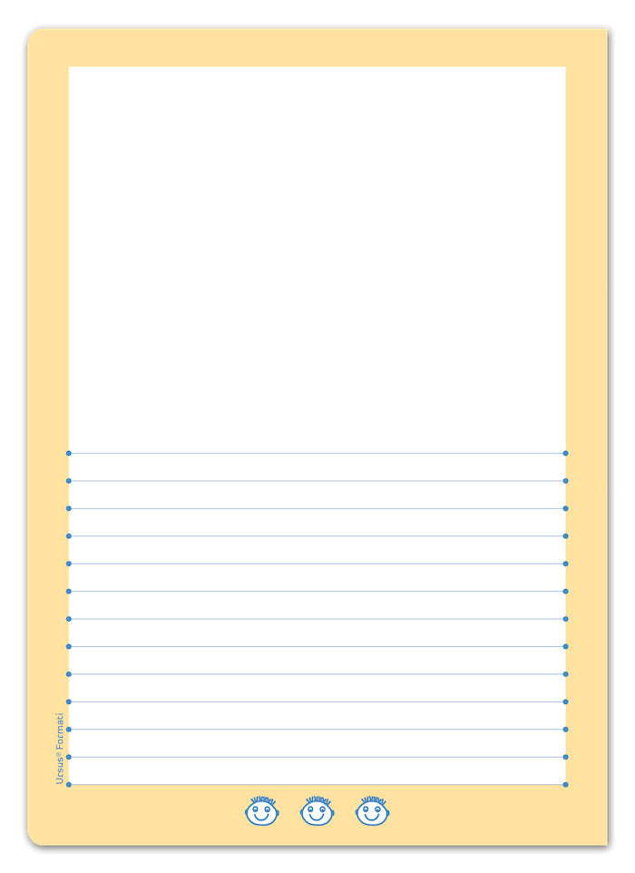 Formati Schulheft – A4 – liniert 10 mm – 40 Seiten