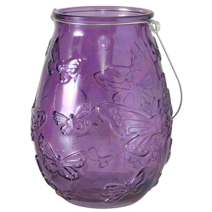 Boltze Windlicht – Glas, mehrfarbig – Ø 13 × 17 cm – 2-teilig