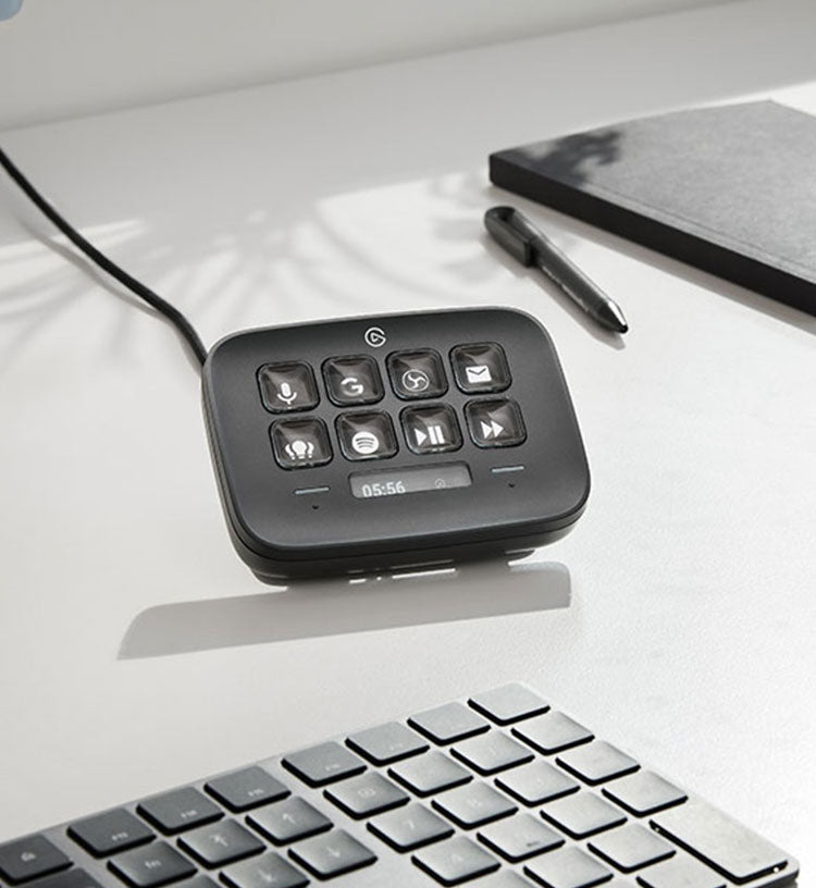 Elgato Stream Deck Neo – Keypad-Steuerpult – USB-C (kabelgebunden) – 8 LCD-Tasten – Schwarz