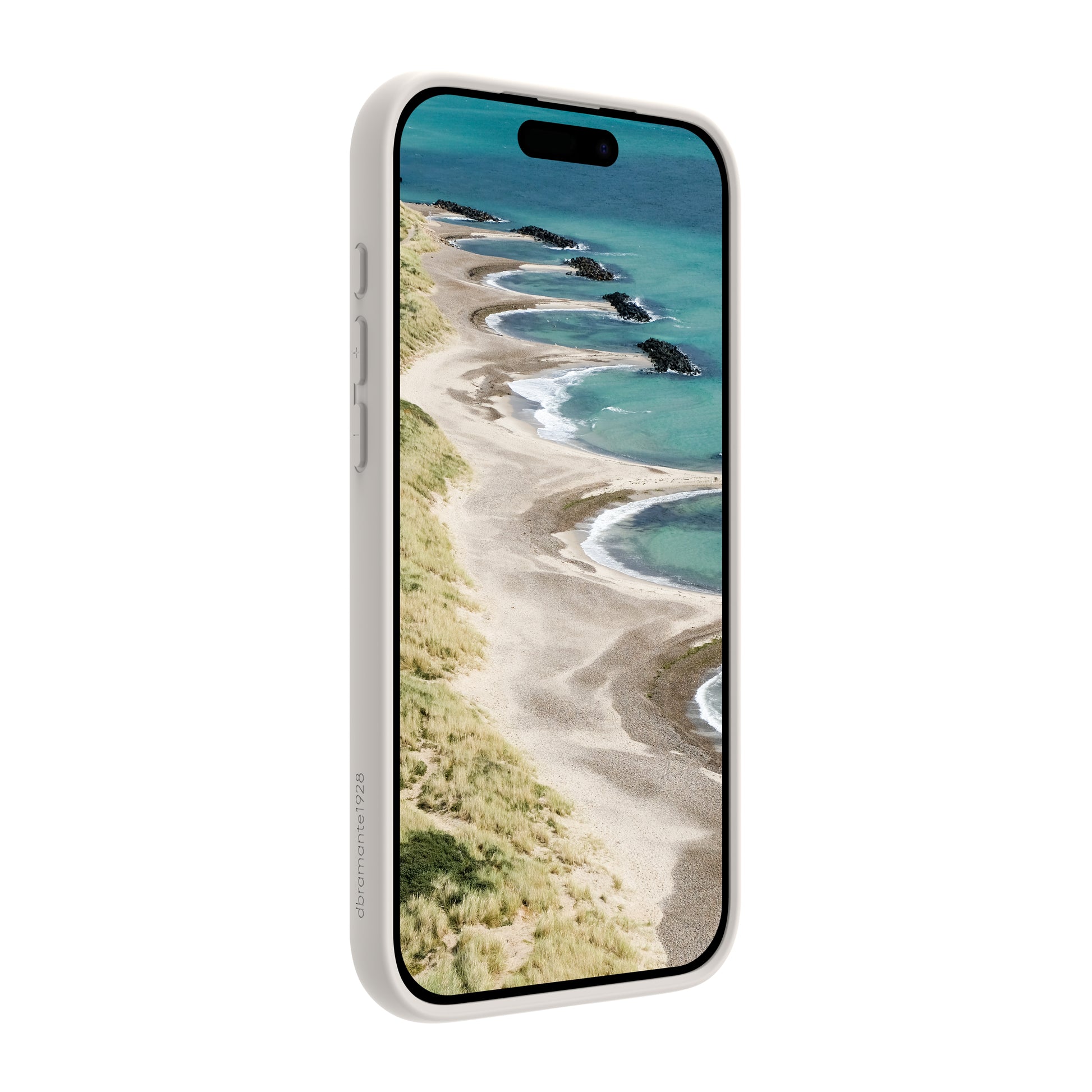 dbramante1928 Backcover – für Apple iPhone 17 Pro Max, Kunststoff, weiss, bis 2 m sturzsicher, mit Zusatzfach
