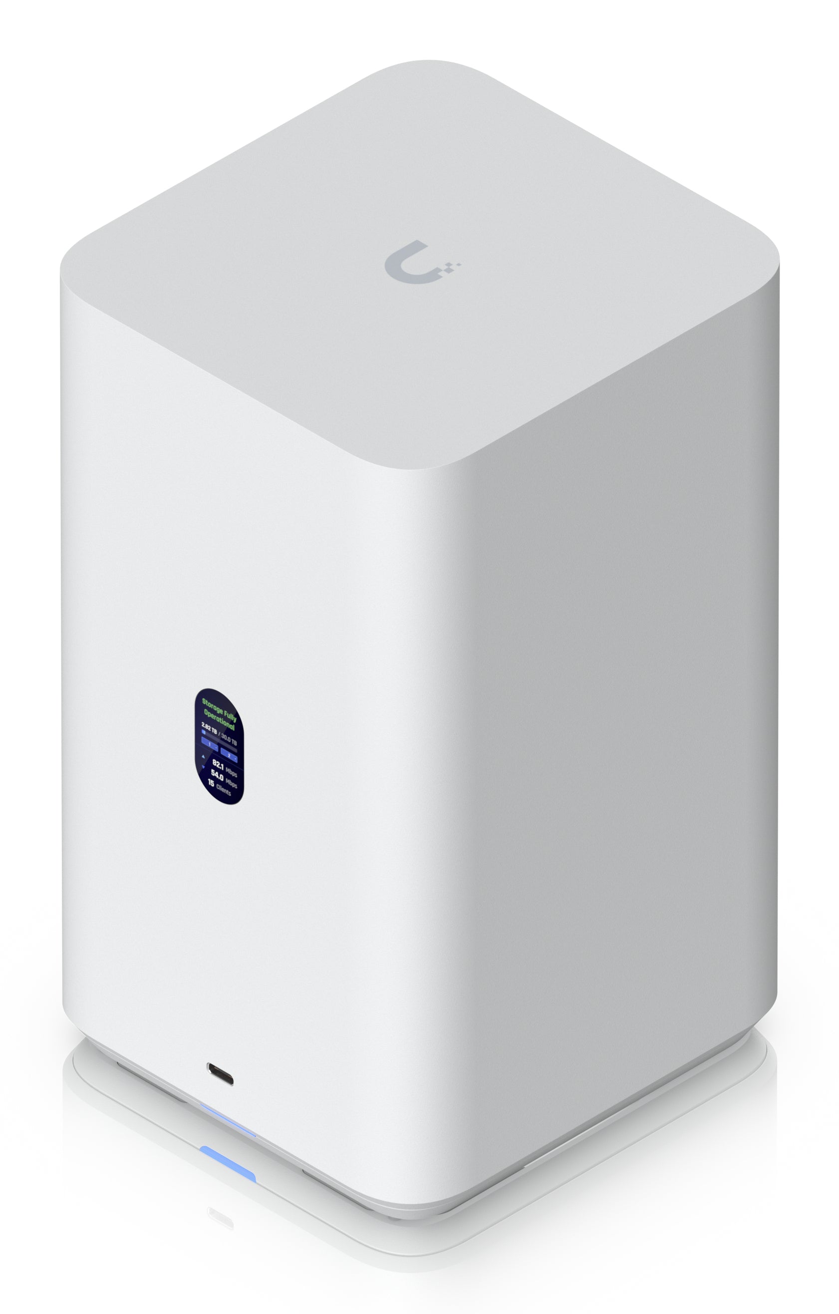 Ubiquiti UniFi Network Attached – 2-Bay Desktop NAS – ARM Cortex-A57, 4 GB RAM, 2,5GbE, für 3,5" HDD