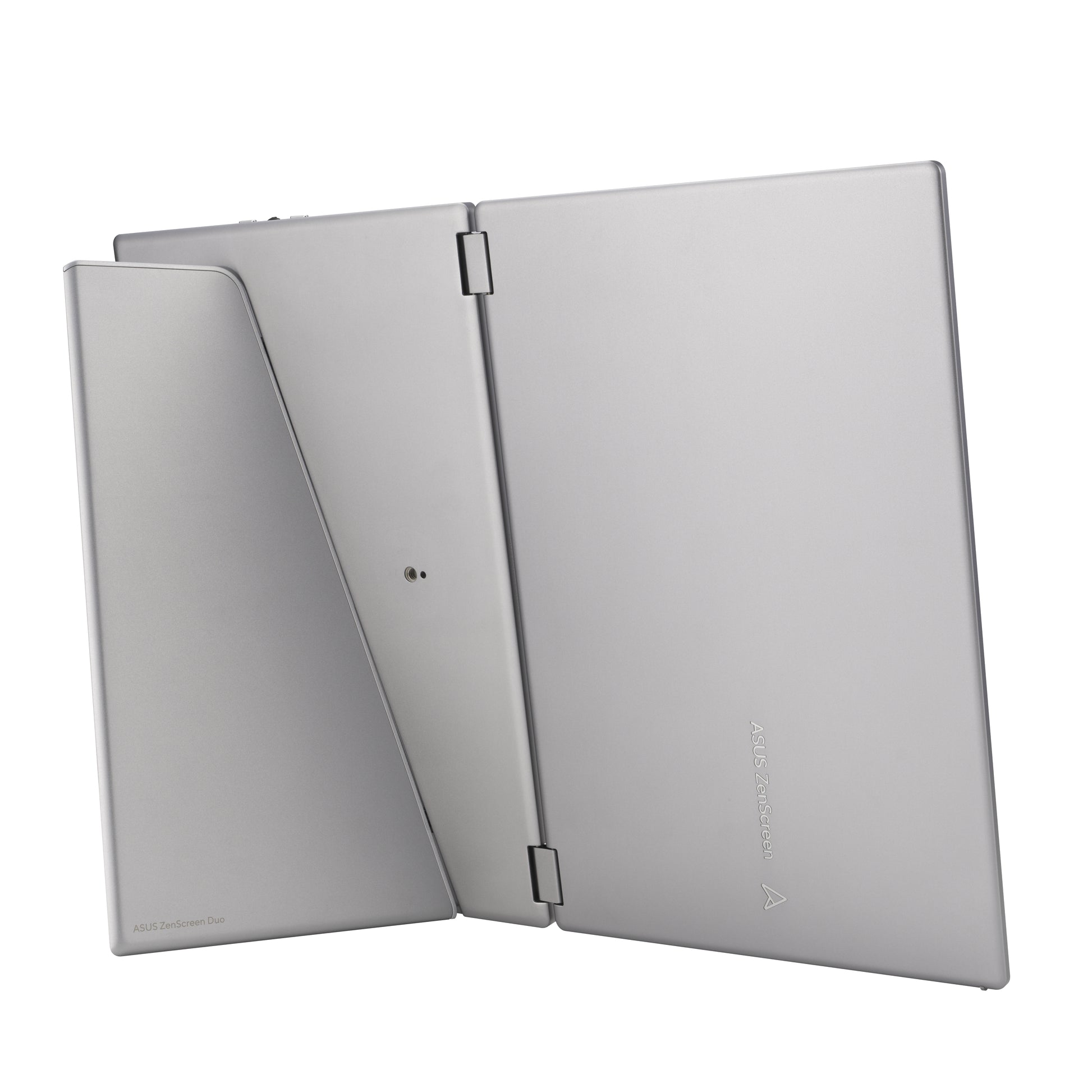 ASUS ZenScreen Duo MQ149CD – Portabler Monitor, 14", USB-C, mini-HDMI, Kensington-Schloss, Silber