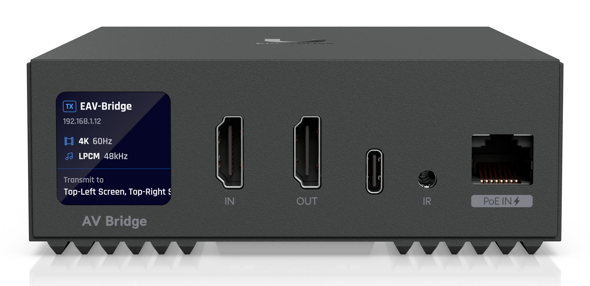 Ubiquiti PoE+ betriebener AV-over-IP – HDMI-over-IP Encoder, 4K60, PoE