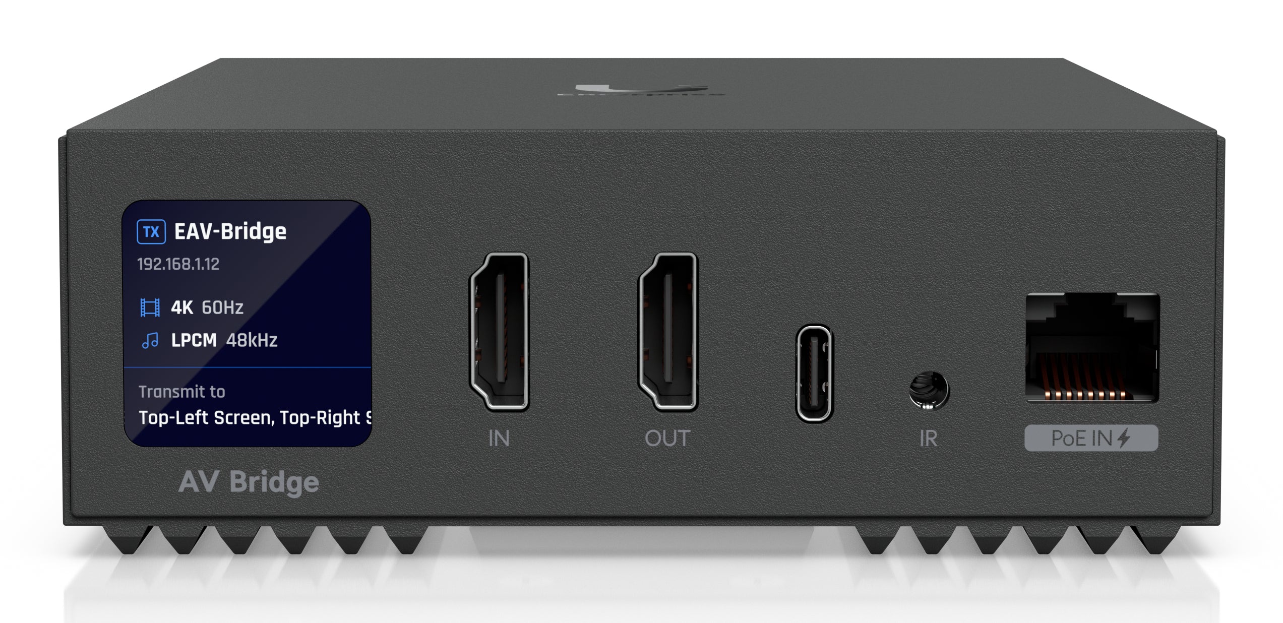 Ubiquiti PoE+ betriebener AV-over-IP – HDMI-over-IP Encoder, 4K60, PoE