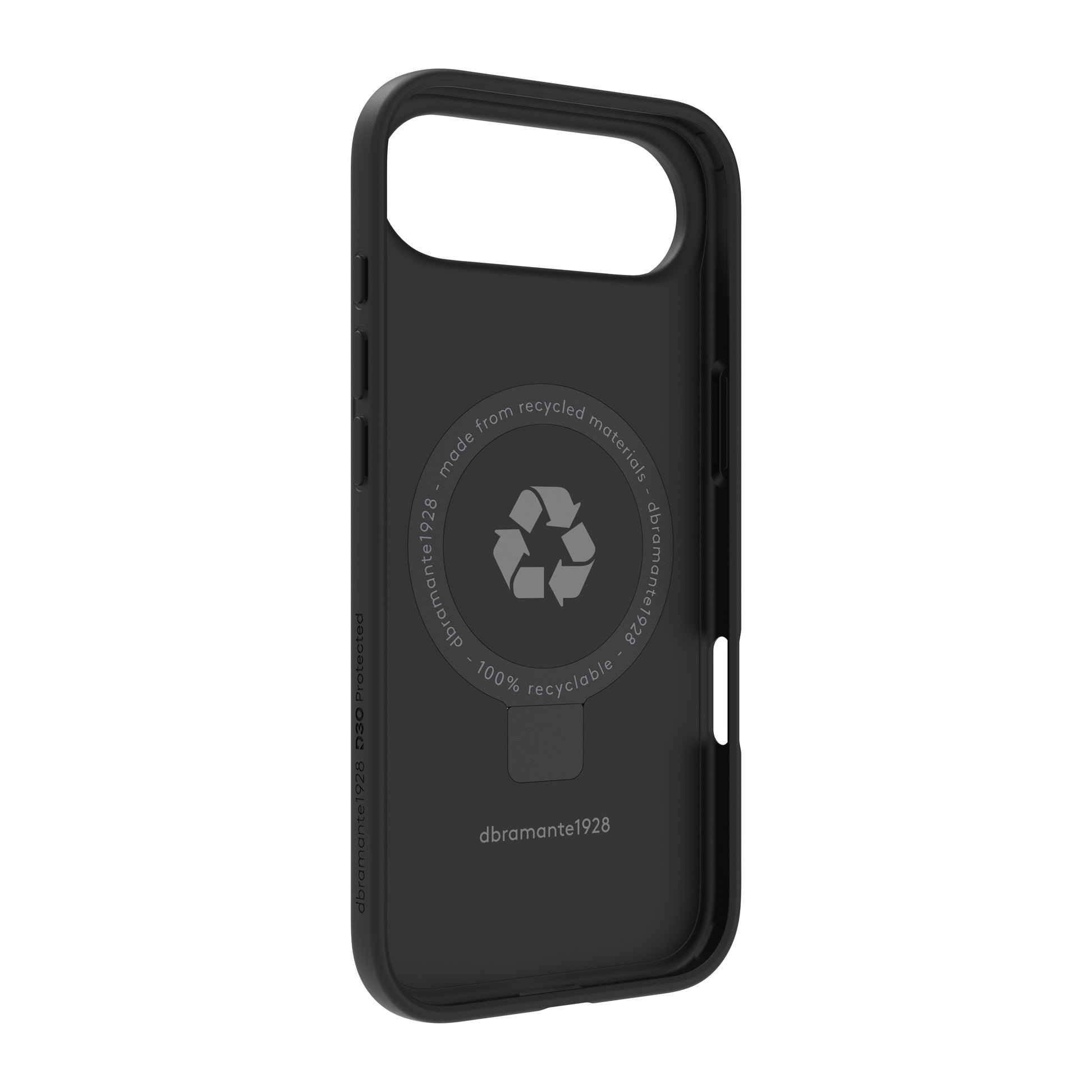 dbramante1928 Iceland Ultra D3O MS Kick Backcover – für Apple iPhone 17 Air, schwarz, bis 4 m sturzsicher