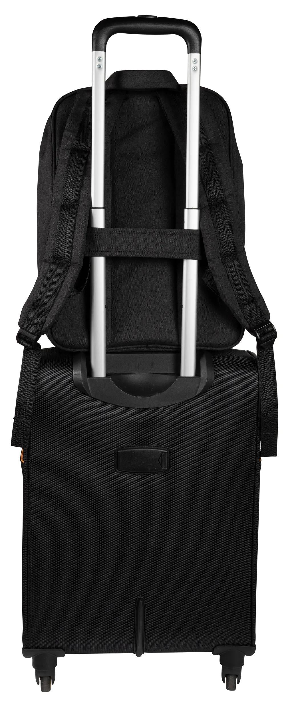 Exacompta City-Rucksack Exactive Smart – wasserabweisend, rPET-Polyester – Schwarz, 320 × 410 × 150 mm