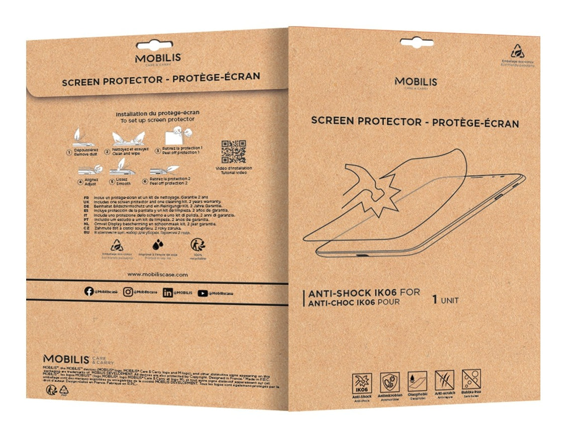 Mobilis Panzerglas für Microsoft Surface Pro 12 – 5H, Antibakteriell