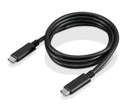 Lenovo USB-C auf USB-C Kabel – USB 3.2 Gen 2 (10 Gbit/s) – 1 m – Schwarz
