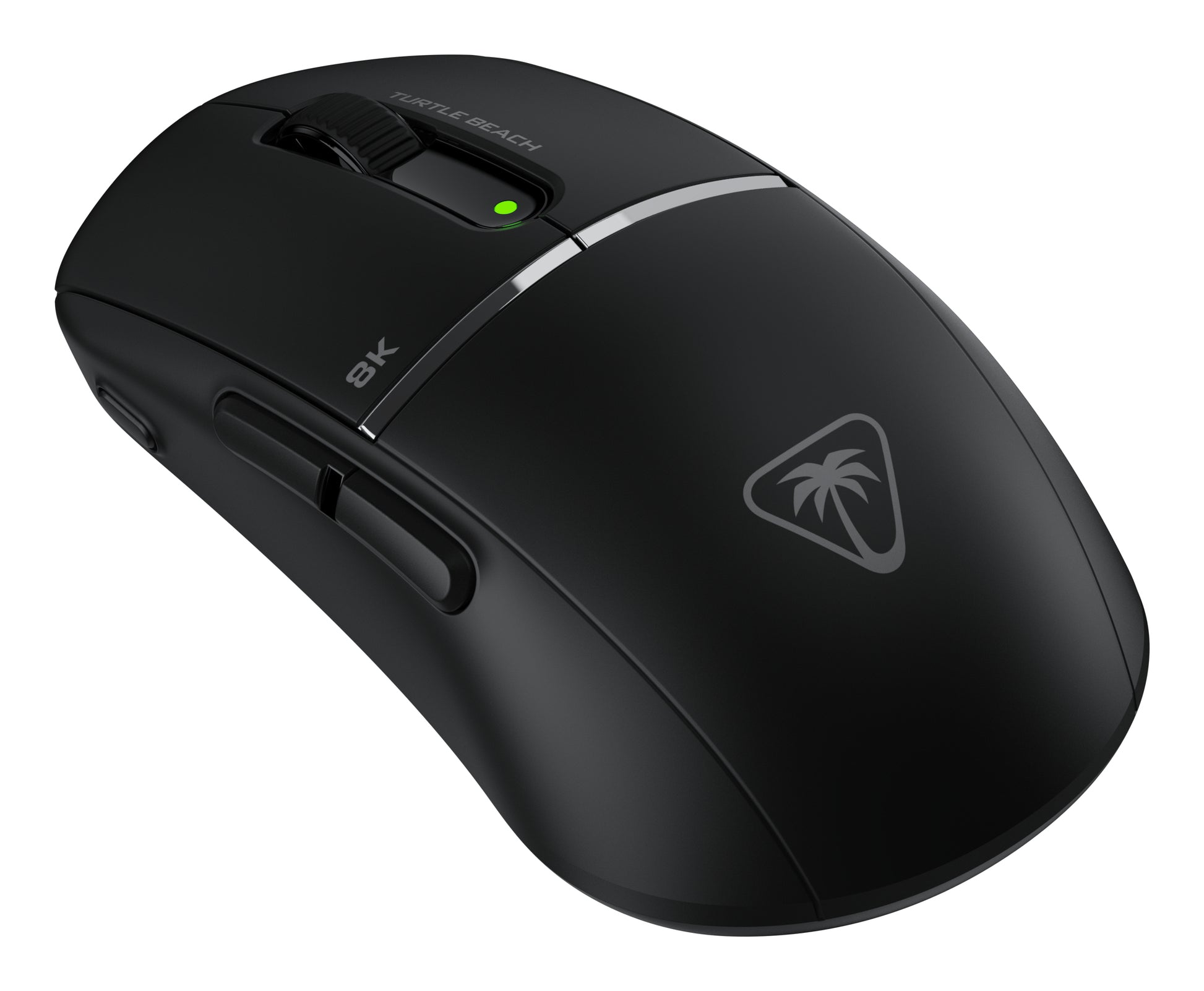 Turtle Beach Burst II Pro Gaming-Maus – kabellos, 8'000 Hz, 8 Tasten, beidhändig, ultraleicht, schwarz