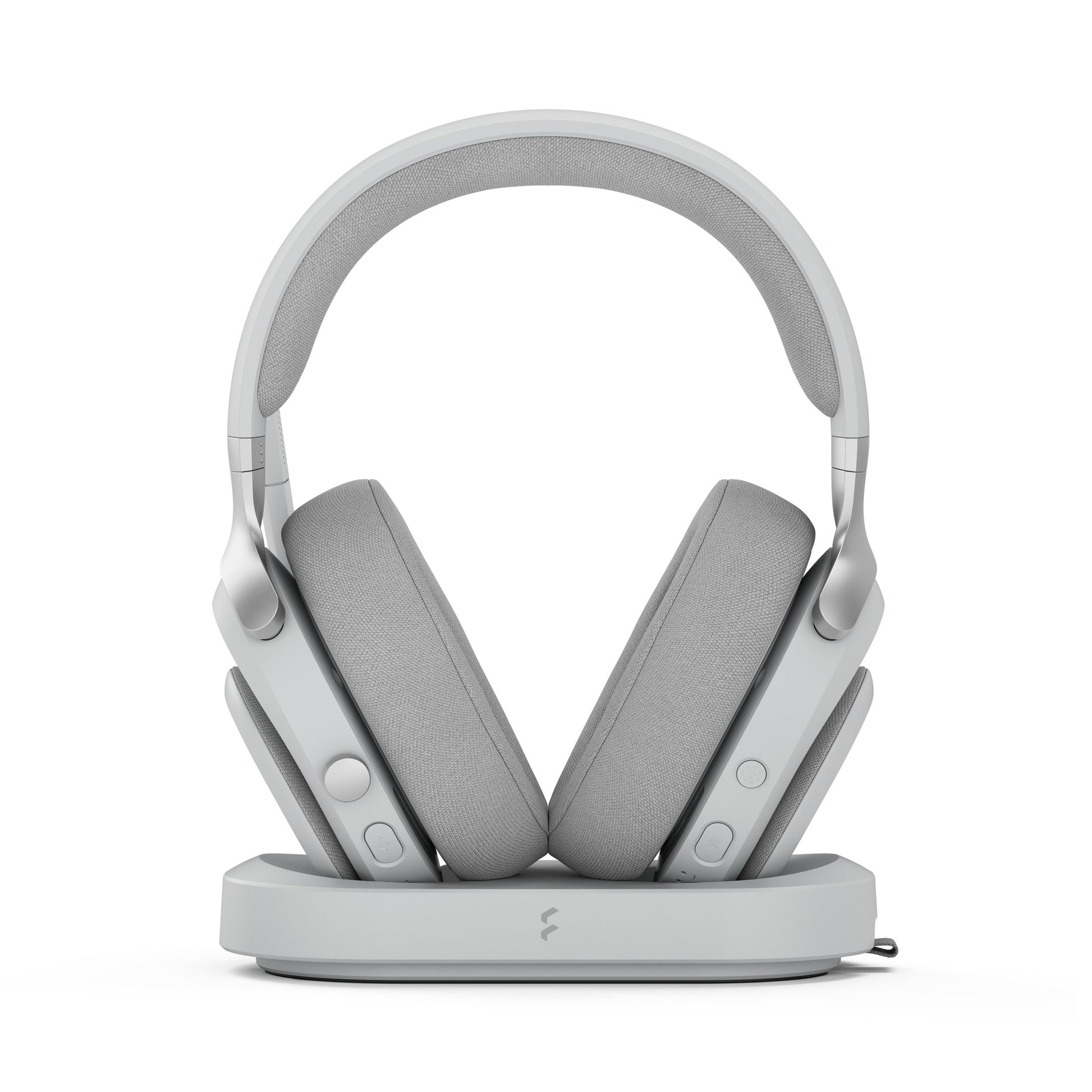 Fractal Design Scape Light Gaming-Headset – On-Ear, Stereo, Kabel (USB-C) + BT, mit Ladestation, Grau