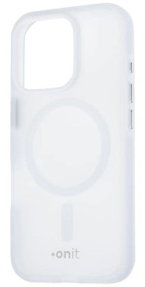 ONIT Mill.Std. Backcover – für Apple iPhone 16 Pro – MagSafe, TPU, Weiss matt, bis 3 m Sturzsicher