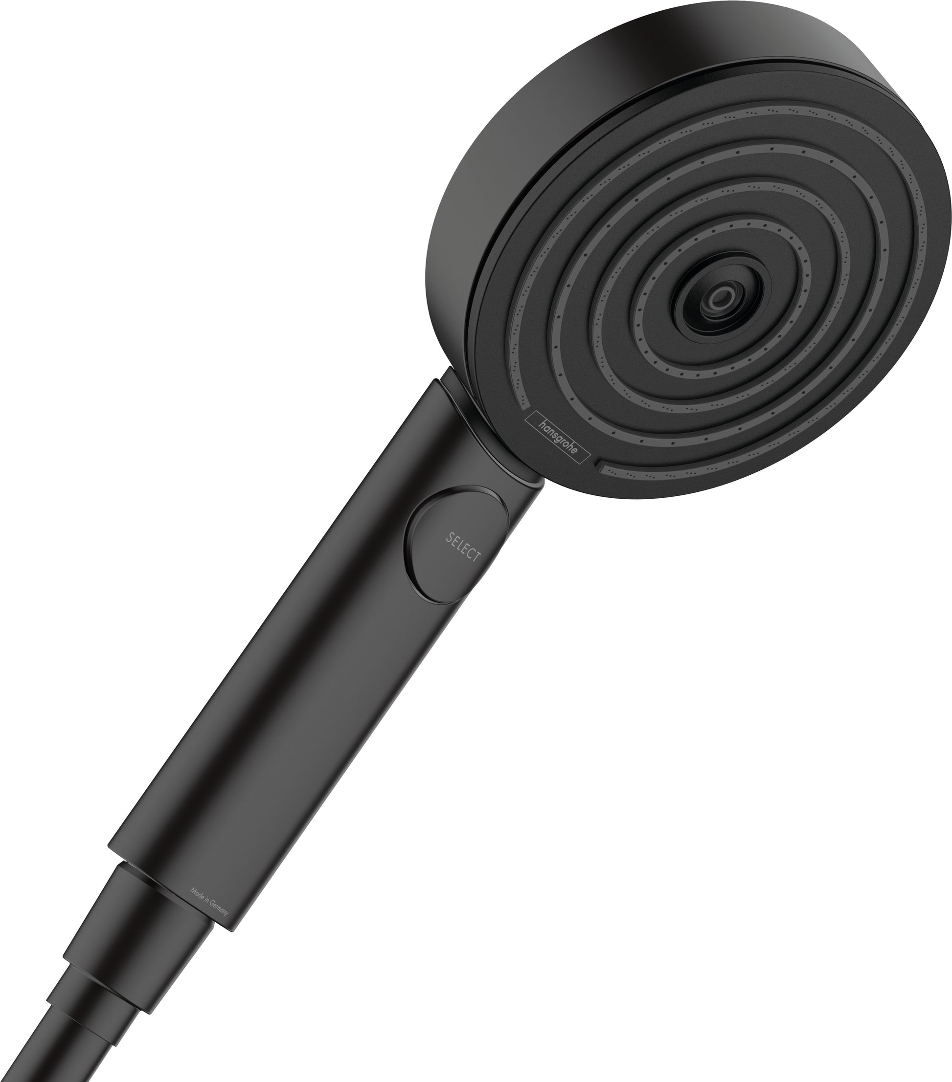 Hansgrohe Pulsify Select S Handbrause – 11,5×22,4×5,3 cm, Kunststoff, 3 Strahlarten, Schwarz