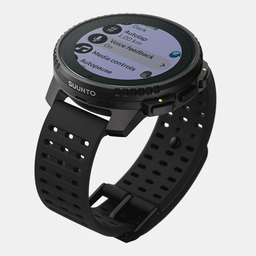Suunto Vertical Solar 49 mm GPS – Glasfaserverstärktes Polymer Schwarz, Sportband, S/M, 100 m