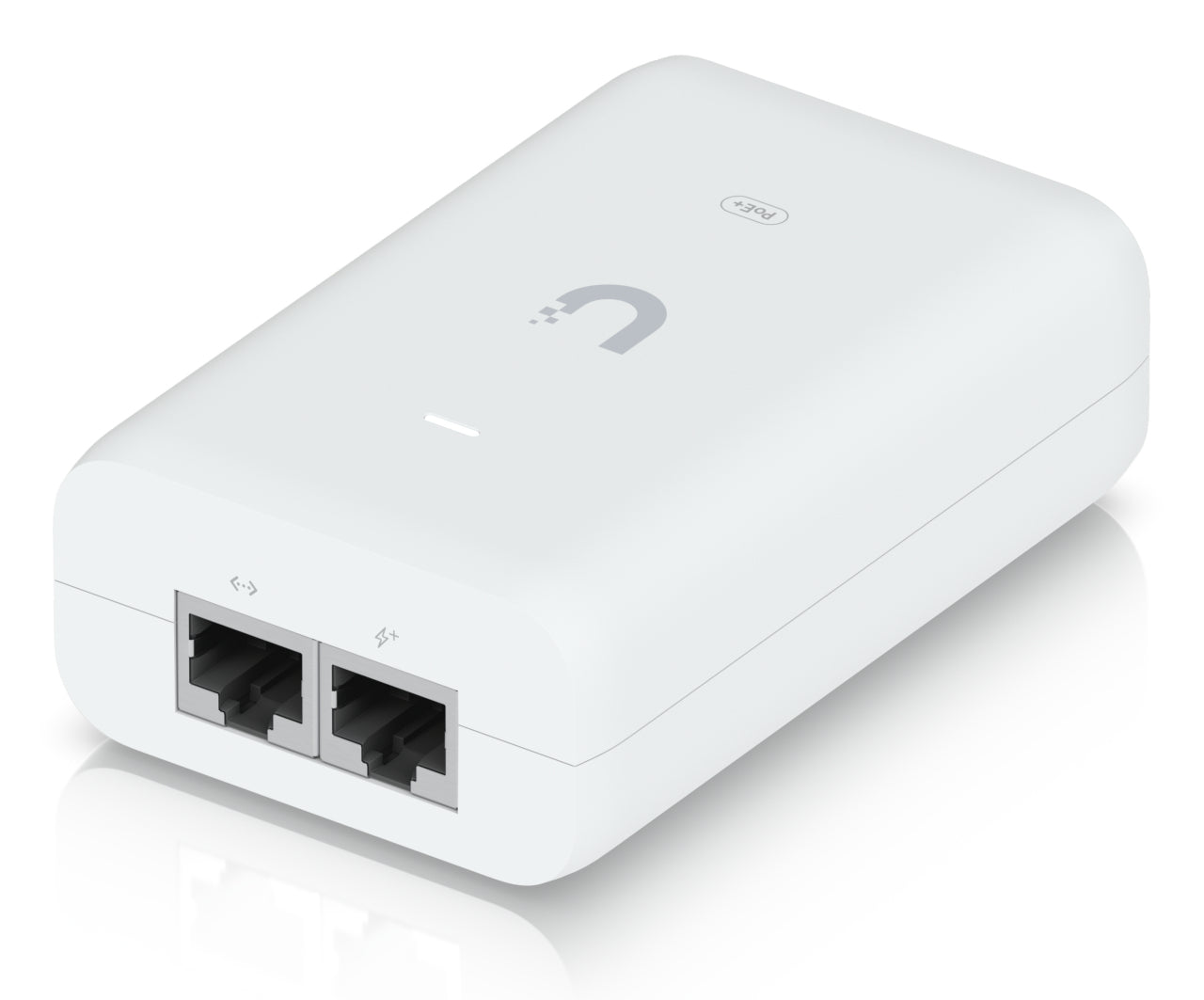 Ubiquiti PoE-Injektor 30 W – 802.3at (PoE+) – Gigabit Ethernet×2 – 48 V DC – weiss