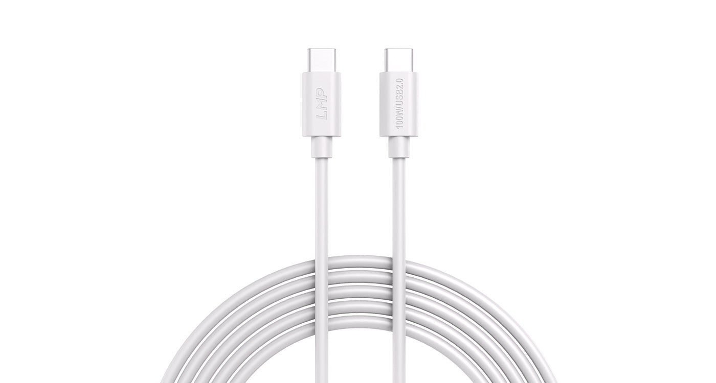 LMP USB-C auf USB-C Kabel – USB 2.0 (480 Mbit/s) – 2 m – PD 100 W – für iPhone 15 und mehr