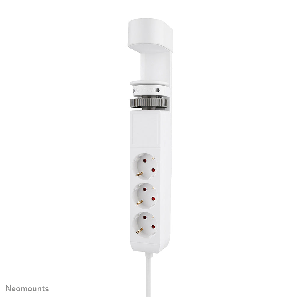 Neomounts DS22-840WH6 – Tischsteckdose, 3×230 V, 2× USB-A, 2× USB-C (Power Delivery), 1,4 m, Weiss