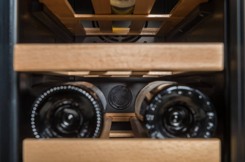 Climadiff Weinkühlschrank CBU40D1B – 120 l, 240 V, Kompressor, Energieeffizienzklasse F