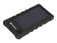 Sandberg Powerbank 16000 mAh, Solar, für Smartphones, Schwarz
