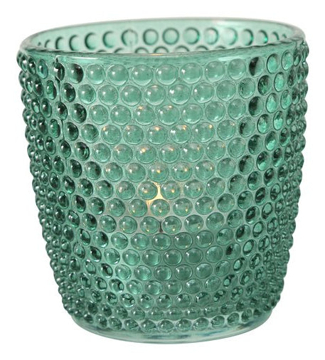Boltze Marilu Windlicht – Glas, Grün – Ø 7,5 × 7,5 cm – 4-teilig