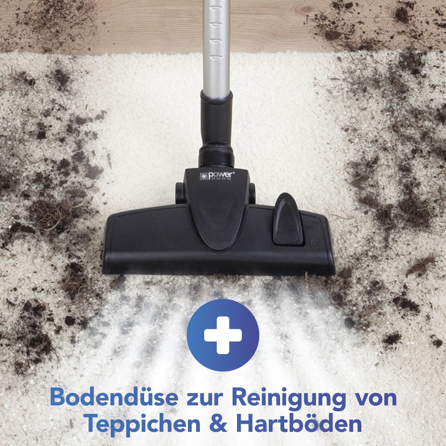 CLEANmaxx Staubsauger – 0,3 l, Akkubetrieben, 2 Stufen, 22 V