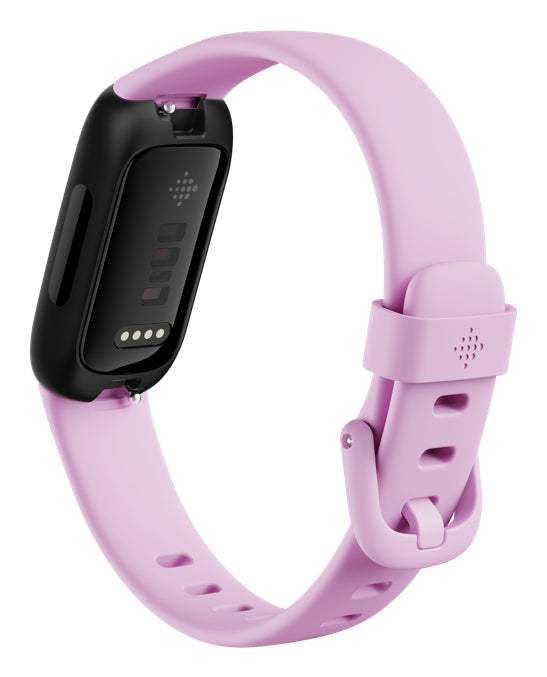 Fitbit Inspire 3 – Smartwatch – 39,32 mm, Connected GPS, AMOLED, 5 ATM, Fliedertraum/Schwarz, Bandgrösse S/L