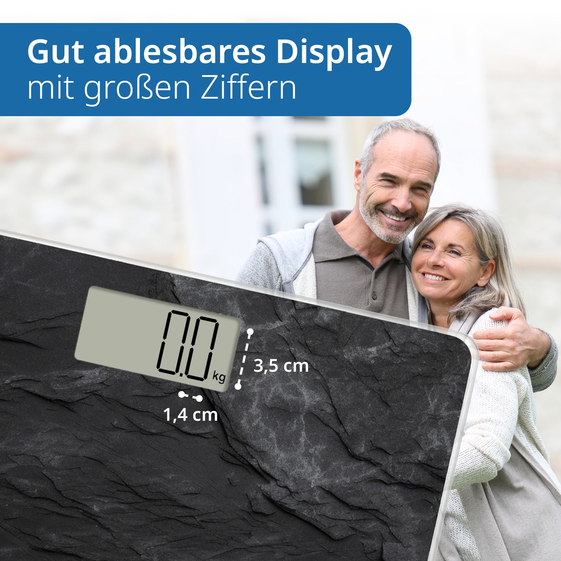 ADE Digitale Personenwaage BE2306-4 – Glas – 180 kg