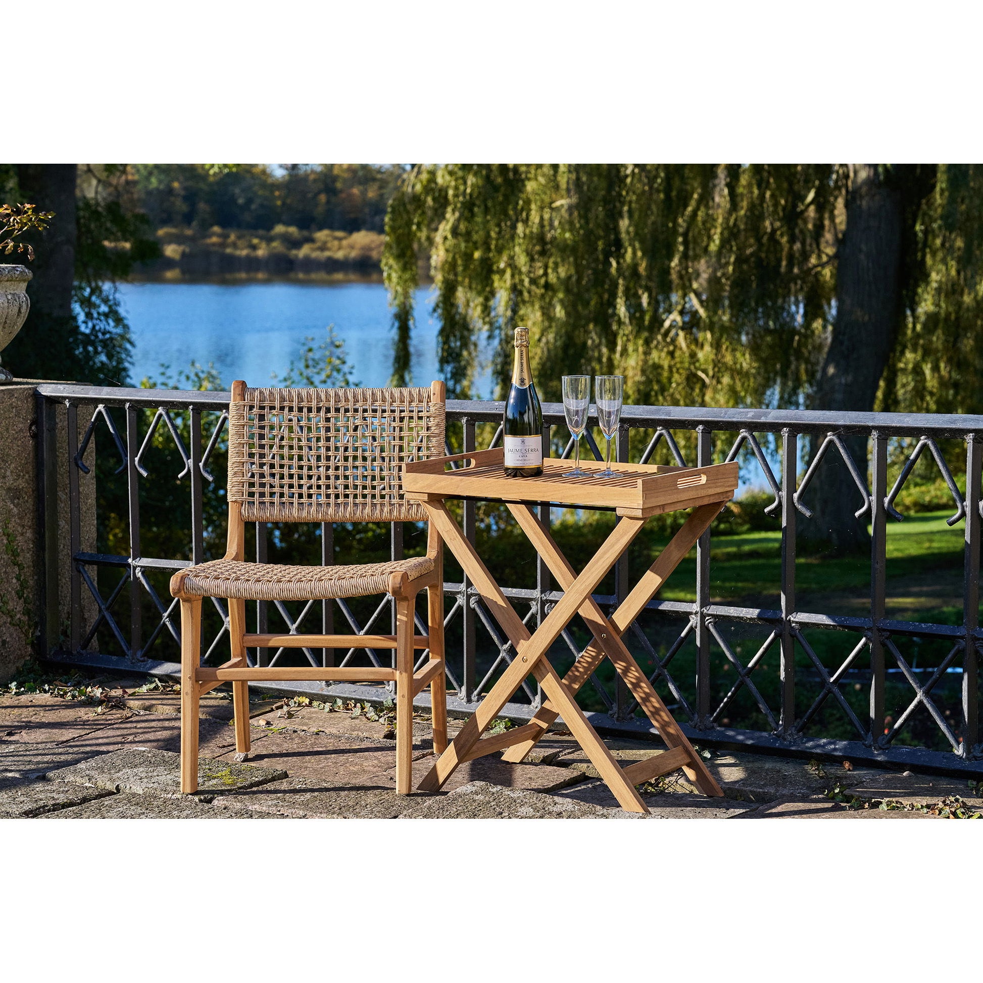 House Nordic TV-Möbel 7501006 – 40 × 60 × 70 cm, rechteckig – Teakholz – holzfarben