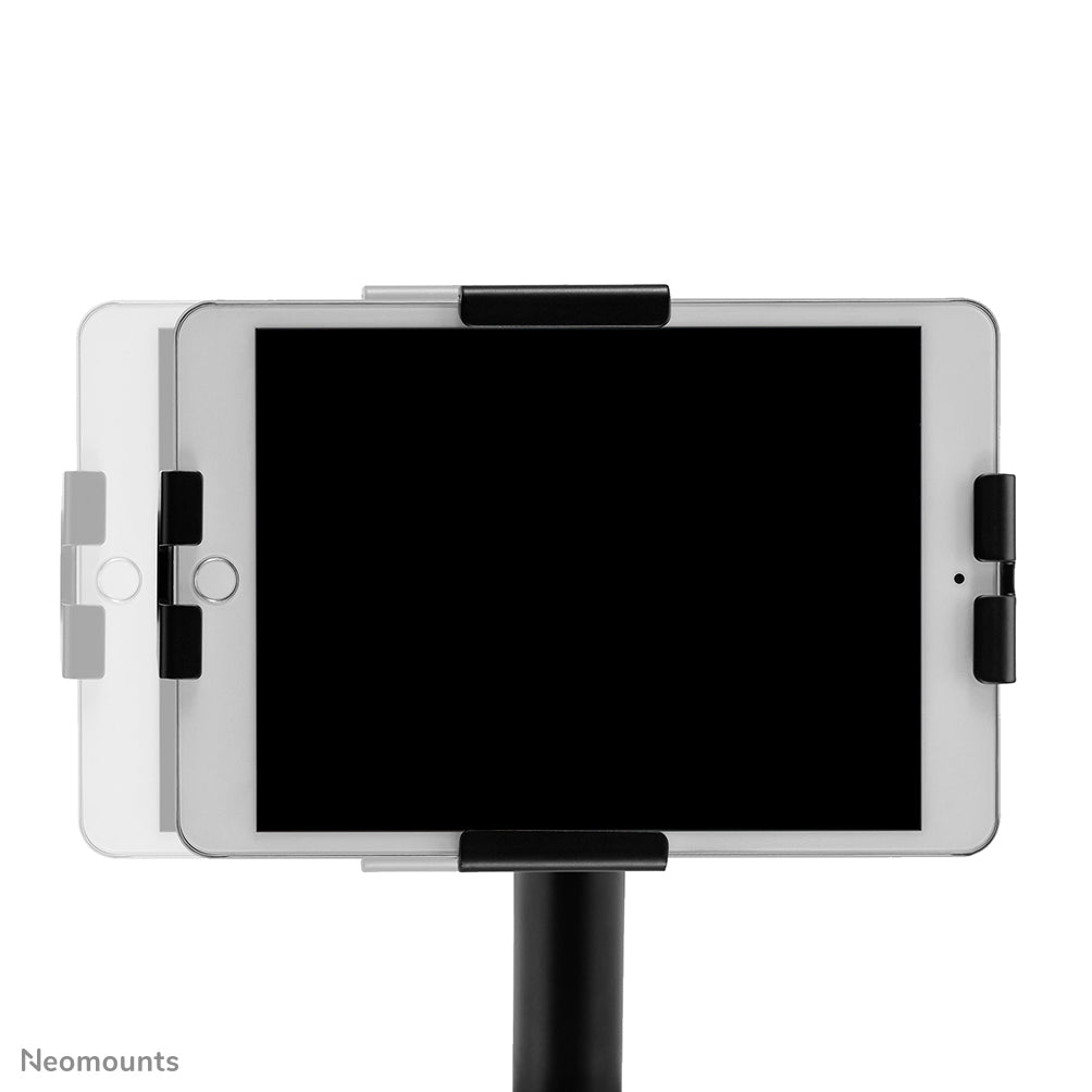 Neomounts Tablet-Bodenständer für 7,9–11" Tablets – dreh-/neigbar – Stahl, schwarz – FL15-625BL1
