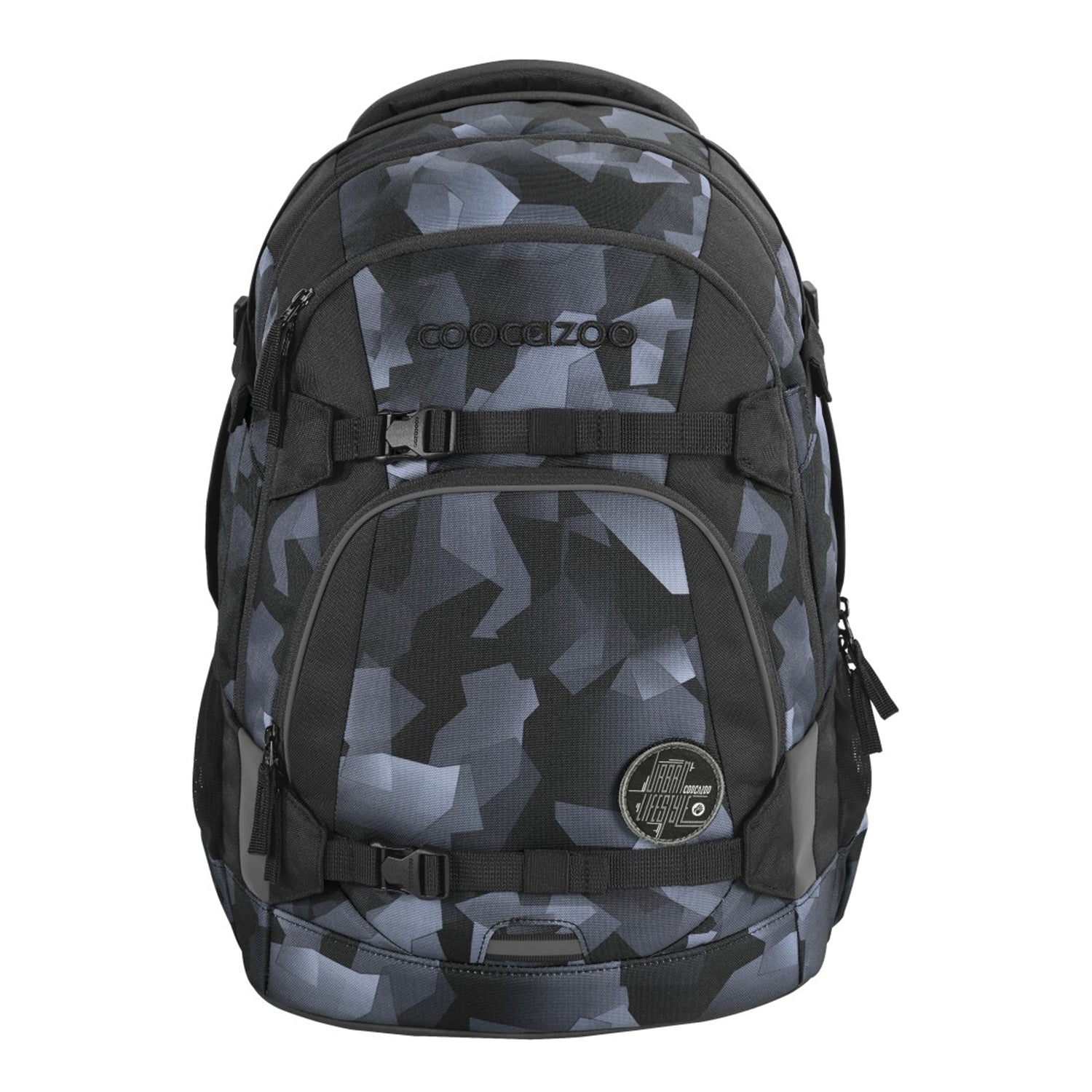 Coocazoo Rucksack Mate – Grey Rocks – 30,0 × 44,0 × 23,0 cm