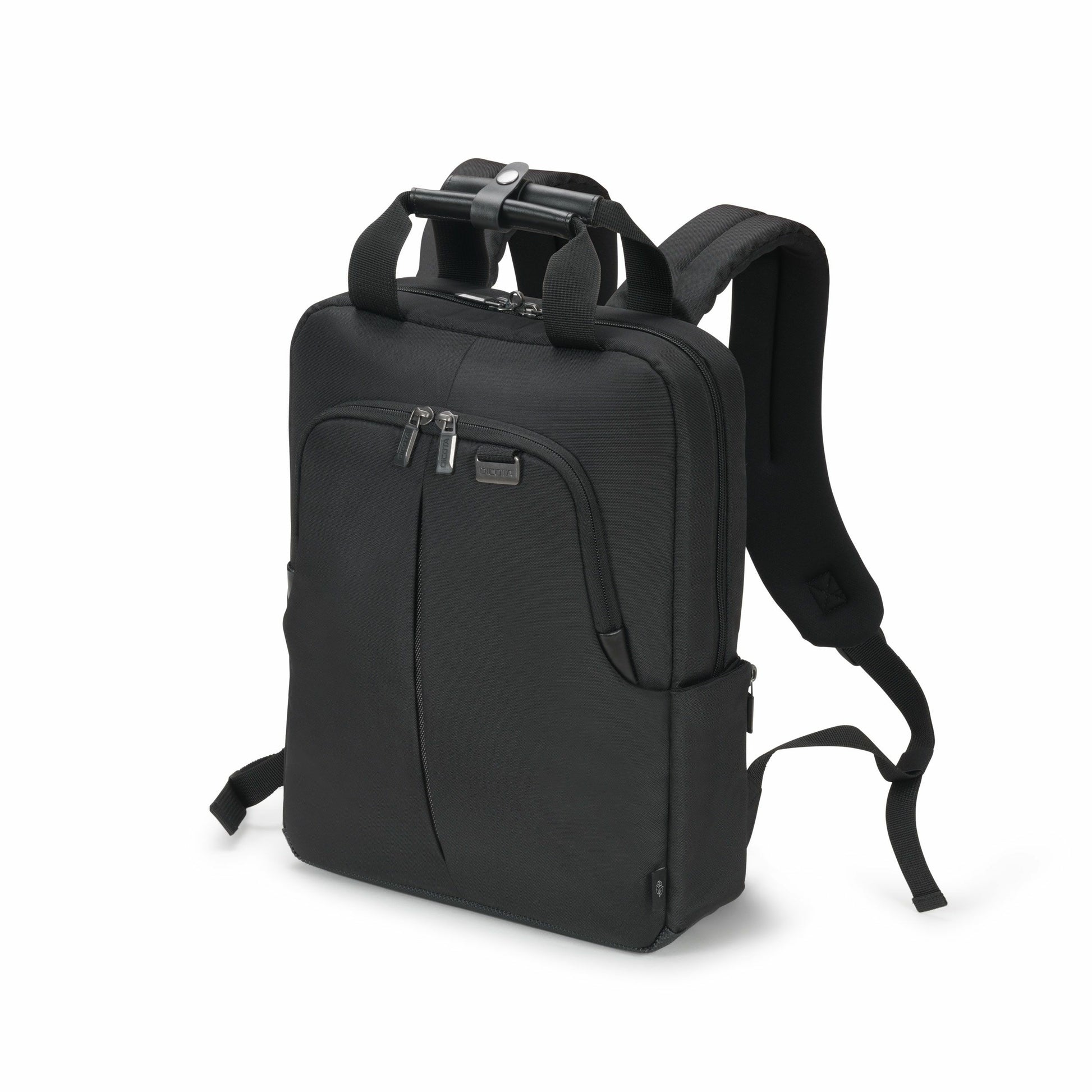 DICOTA Eco Slim PRO Notebook-Rucksack für Notebooks bis 14,1" – Aus recyceltem PET – Schwarz