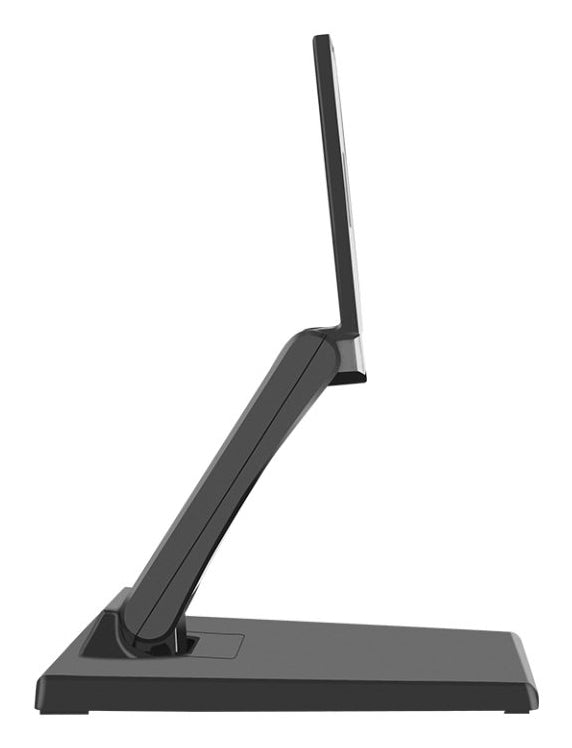 Hagor 8431 – POS-Halterung, VESA 75/100, Höhenverstellung, 6,5 kg Tragkraft, für Bildschirme 33–61 cm, Schwarz