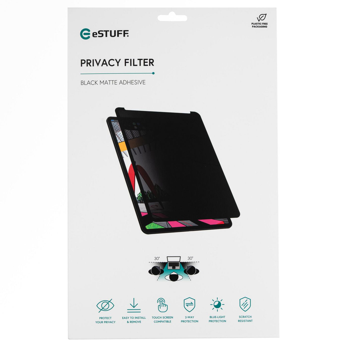 eSTUFF Blickschutzfilter für Microsoft Surface Laptop Studio 2 15,0", 3:2 – 317 × 216 mm