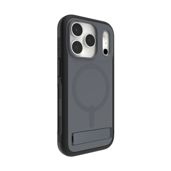 ZAGG Sedona Snap Backcover – für Apple iPhone 17 Pro, mit Ständer, Graphen, Anthrazit, bis 4 m sturzsicher