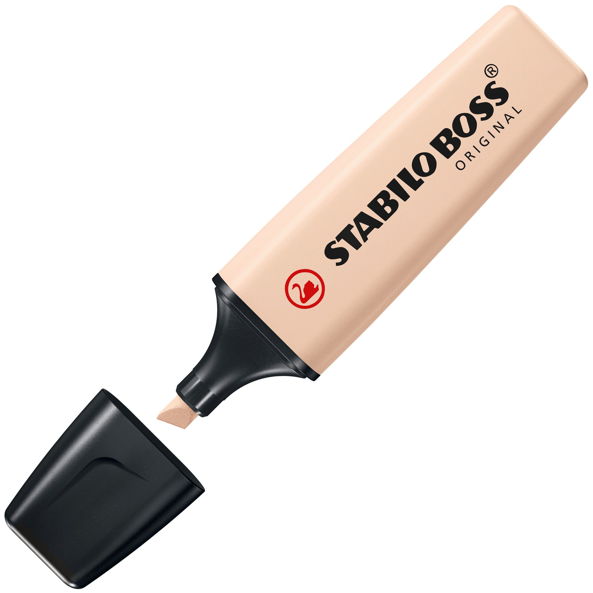 STABILO BOSS Original Textmarker Set 4 Farben – Keilspitze, 2–5 mm